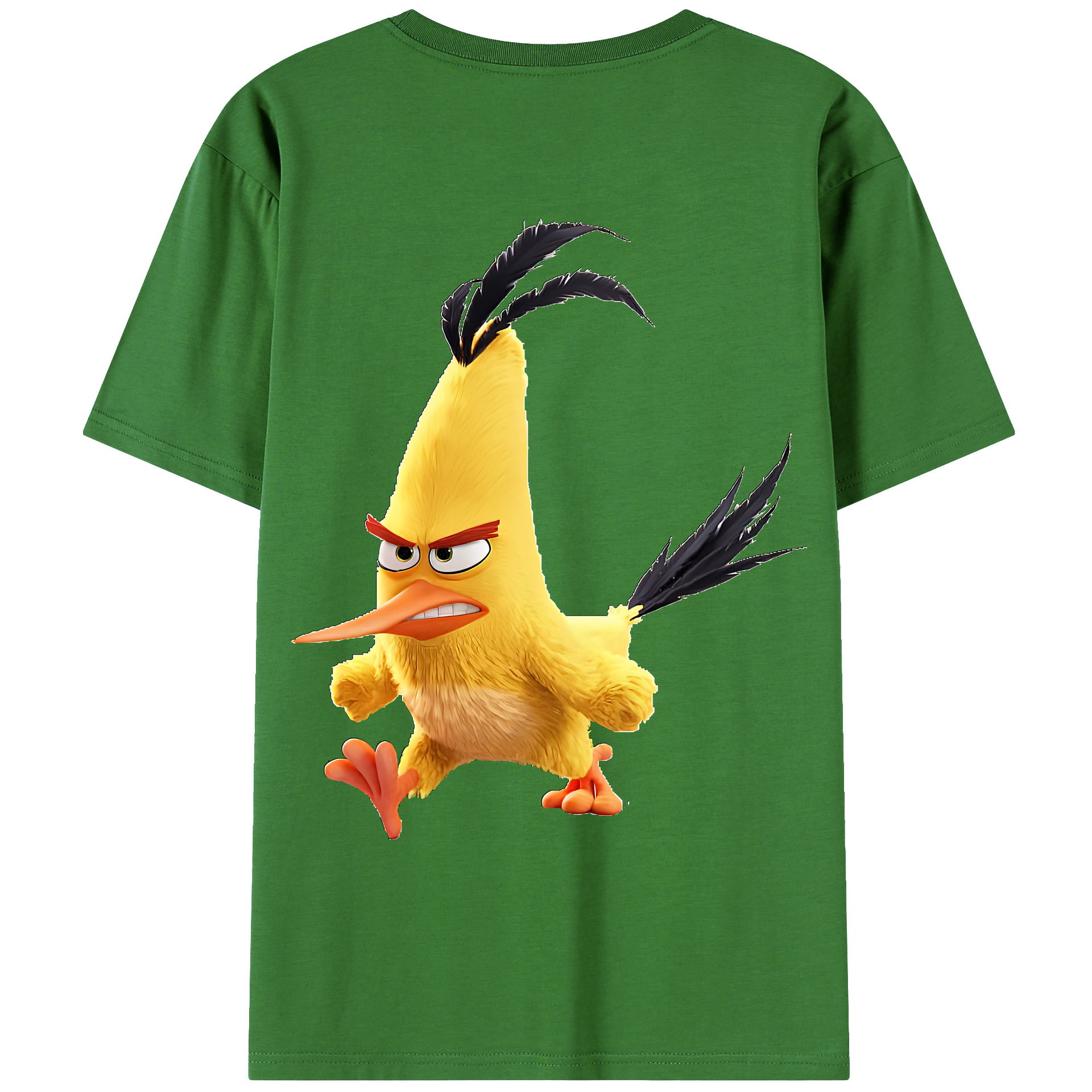（画像用） Angry Birds アングリーバード レディース半袖Tシャツ(バックプリント)